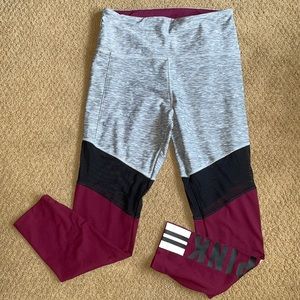 PINK tri-color leggings